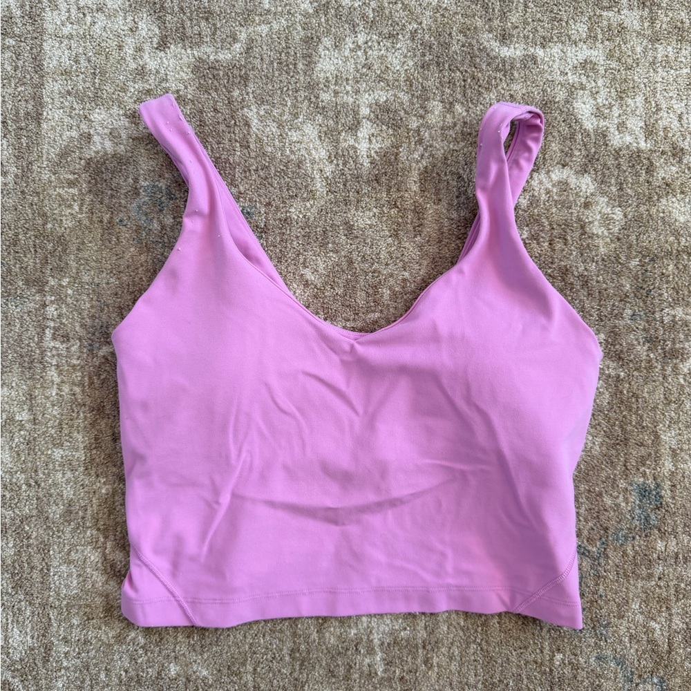 Lululemon Lilac Pink Define Jacket & Matching Align Tank set size 8 - Picture 3 of 5